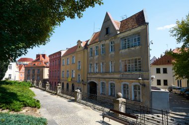 Eski şehir sokakları. Poznan