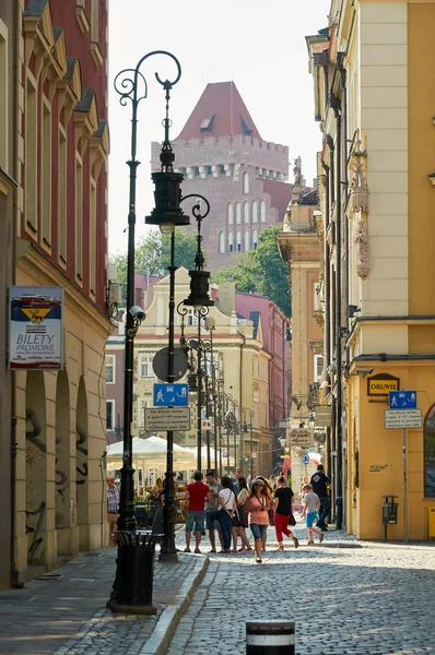 Staré město ulice. Poznaň — Stock fotografie