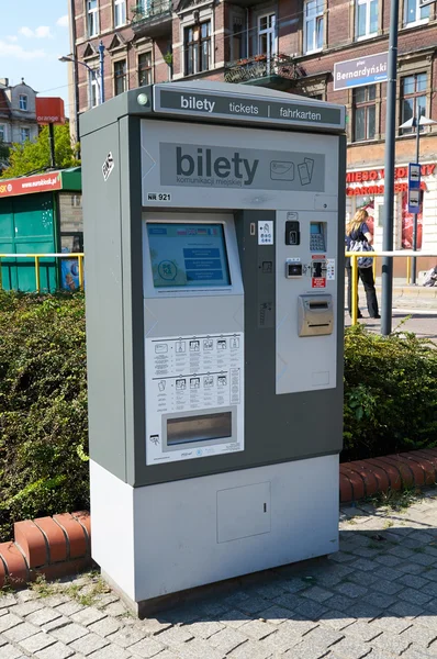Public transport ticket vending machine. Poznan