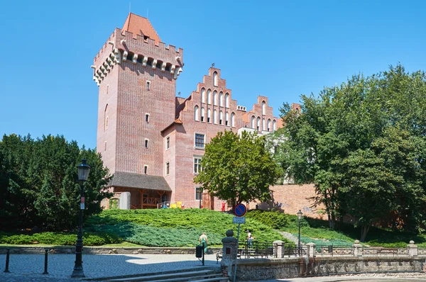 Ricostruzione del castello Re Przemyslaw. Poznan — Foto Stock