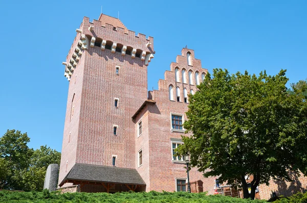 Rekonstruktion der Burg König Przemyslaw. poznan — Stockfoto