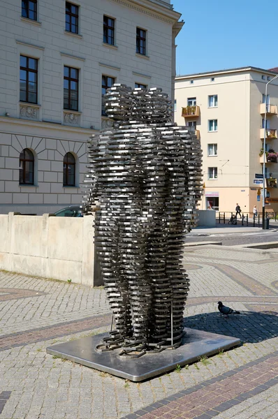 Il monumento al Golem. Poznan — Foto Stock