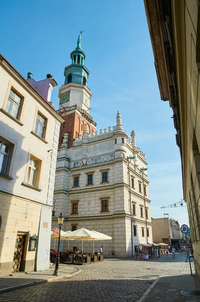 Eski şehir sokakları. Poznan — Stok fotoğraf