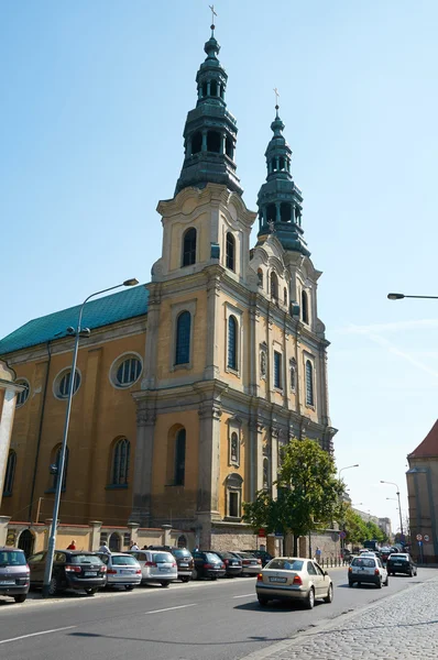 St. Francis melek'ın Kilisesi. Poznan — Stok fotoğraf