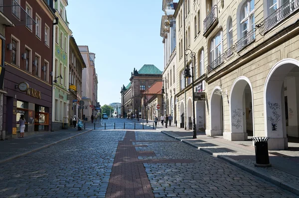 Eski şehir sokakları. Poznan — Stok fotoğraf