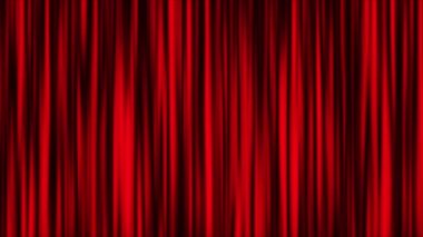 Kırmızı perde animasyon