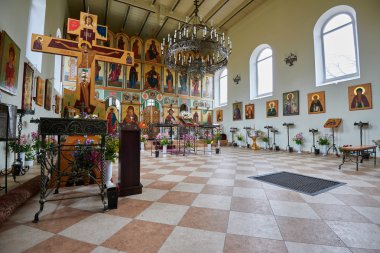 İç in Ortodoks Kilisesi, St Sergius, Radonezhsky. Ryba