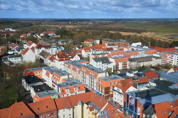 Ulicach historycznego centrum. Greifswald — Zdjęcie stockowe