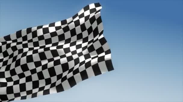 Drapeau de course à carreaux 