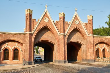 Kaliningrad Brandenburg Kapısı. Rusya