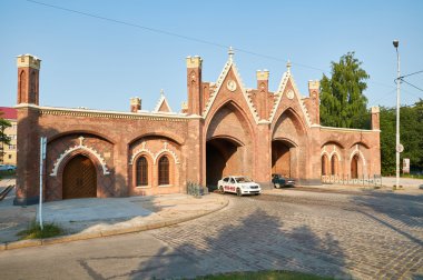 Kaliningrad Brandenburg Kapısı. Rusya