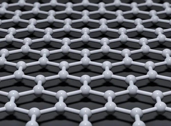 Graphene atomic lattice — Stock Photo, Image