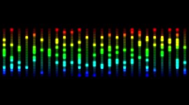 Çok renkli ses ekolayzır