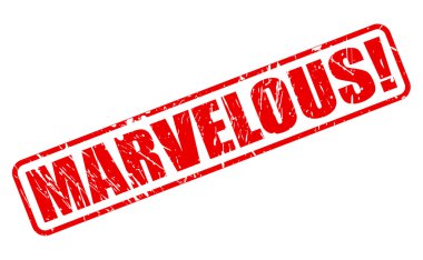 Muhteşem kırmızı damga metni