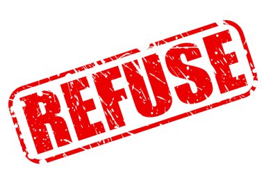 Kırmızı Damga Metnini Reddet