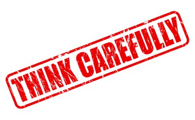 Dikkatle kırmızı damga metni düşünüyorum