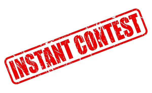 CONCOURS INSTANT TEXTE DU STAMP ROUGE — Image vectorielle