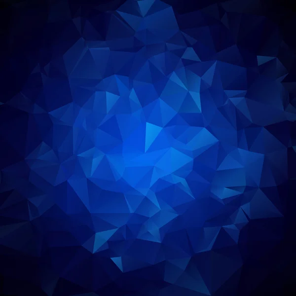 Blaue polygonale Mosaik-Polygon-Textur — Stockvektor