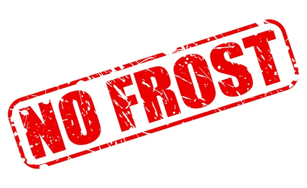 No Frost kırmızı damga metni — Stok Vektör
