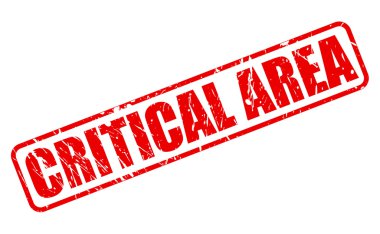 CRITICAL AREA RED STAMP TEXT clipart