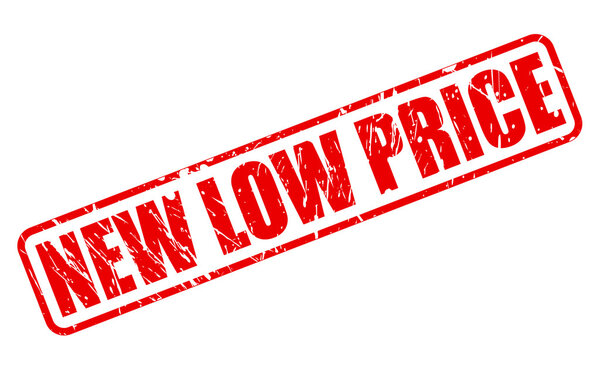 NEW LOW PRICE RED STAMP TEXT