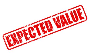 Beklenen değer kırmızı damga metni