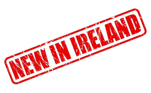 İçinde yeni İrlanda kırmızı damga metni