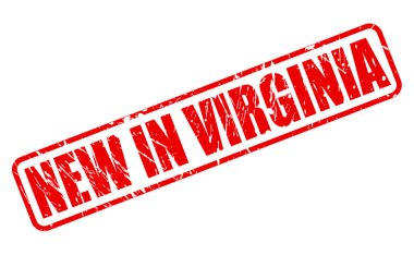 Virginia'daki yeni kırmızı damga metni