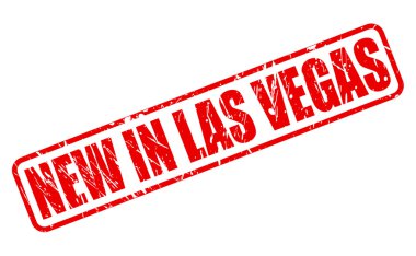 Yeni içinde Las Vegas kırmızı damga metni