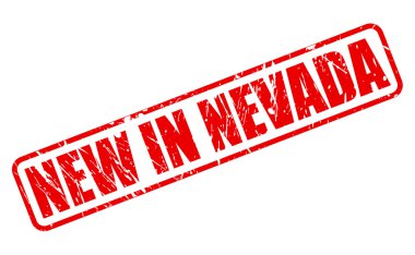 İçinde yeni Nevada kırmızı damga metni