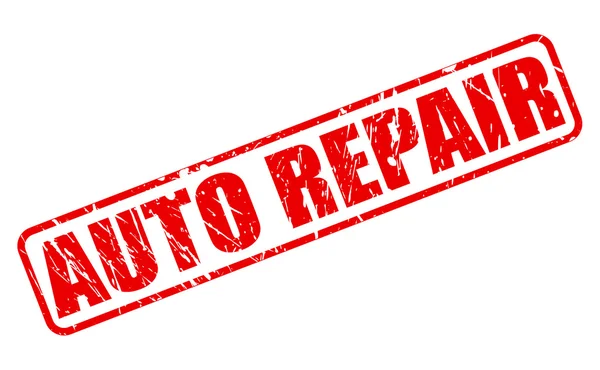 AUTO REPARAR texto de sello rojo — Vector de stock