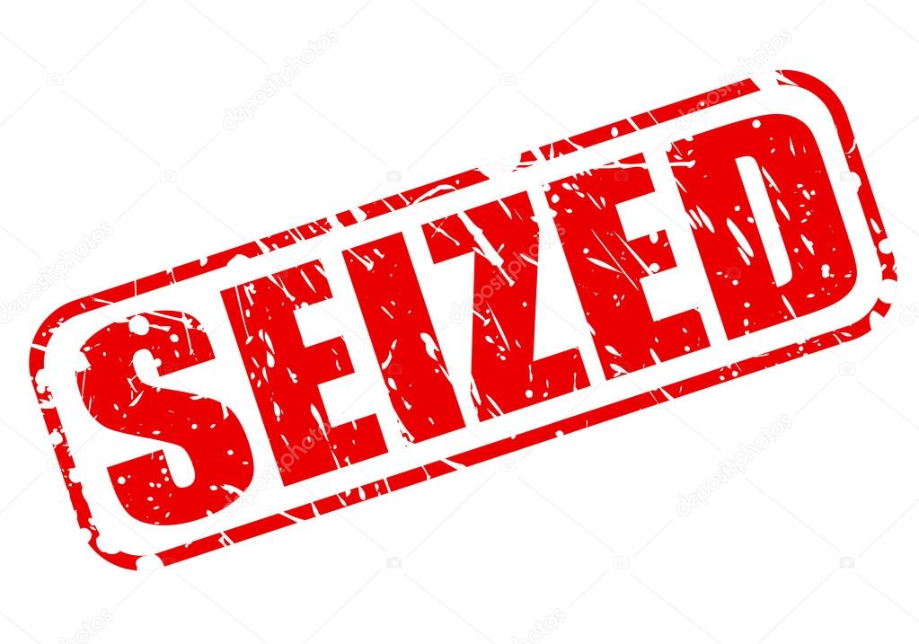 SEIZED red stamp text — Stock Vector © pockygallery 110031038