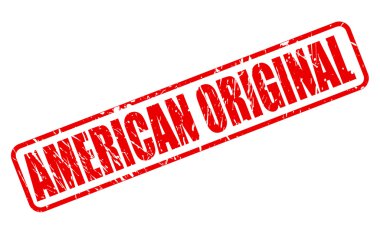 Amerikan orijinal kırmızı damga metni