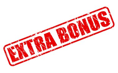 Ekstra Bonus kırmızı damga metni