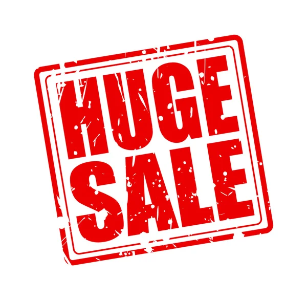 Büyük satış kırmızı damga metni