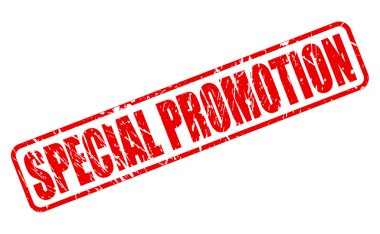 Özel Promosyon kırmızı damga metni