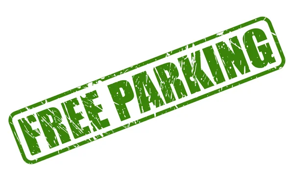 FREE PARKING green stamp text — Stock Vector