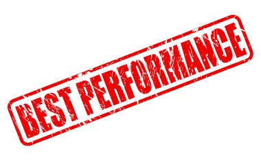 En iyi performans kırmızı damga metni