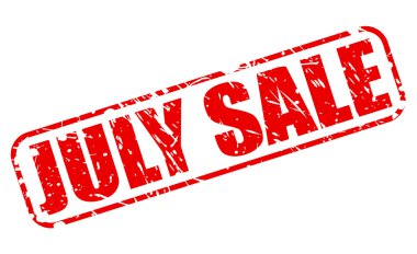 Temmuz Satılık kırmızı damga metni