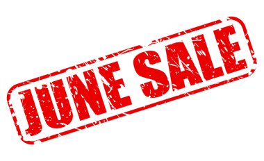 Haziran Satılık kırmızı damga metni