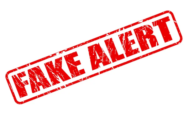 FAKE ALERT Red Stamp — стоковый вектор