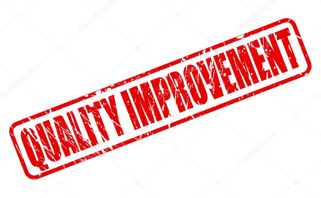 QUALITY IMPROVEMENT red stamp text