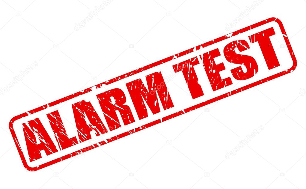 ALARM TEST red stamp text ⬇ Vector Image by © pockygallery Vector