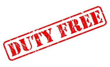 Gümrüksüz kırmızı damga metni