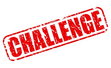 Challenge kırmızı damga metni