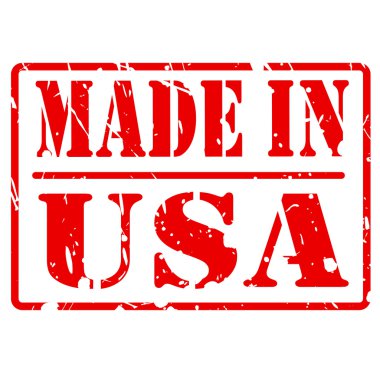 ABD kırmızı damga metni içinde yapılan