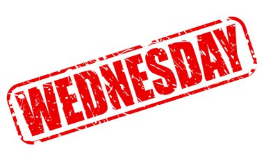 Çarşamba kırmızı damga metni