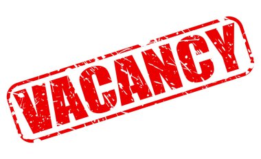 Boş yer kırmızı damga metni