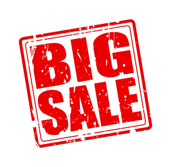 Büyük satış kırmızı damga metni