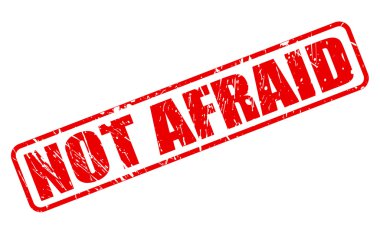 Çekinmeyen kırmızı damga metni